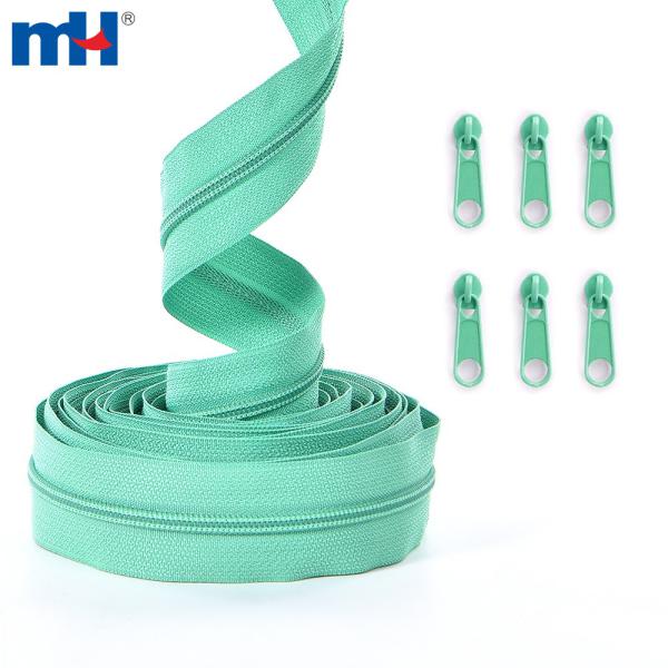N. 1 Catena lunga con cerniera in nylon