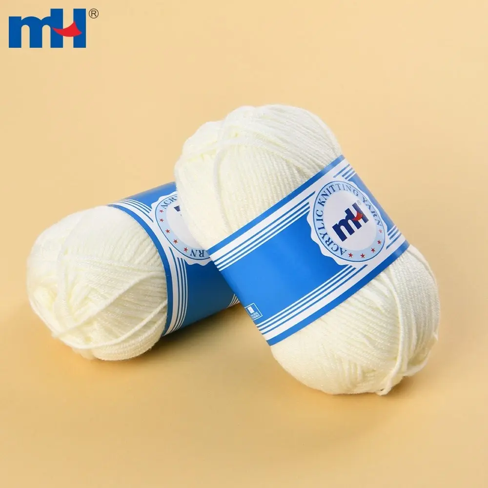 Filato di cotone latte all'uncinetto 4 capi
