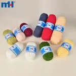 Filato di cotone latte all'uncinetto 4 capi