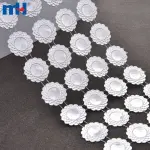 4 rows diamond plastic strip