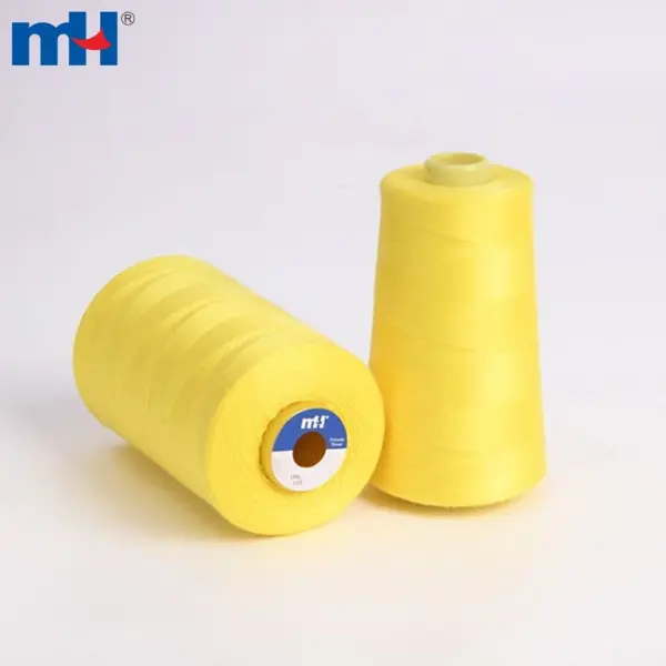 40S/2 spun polyester sewing thread is washable at high temperatures