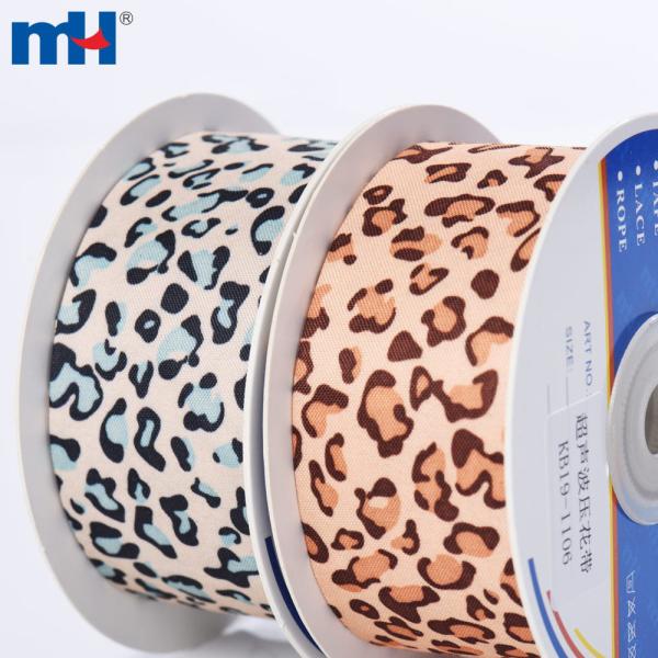 Cinturino con stampa leopardata