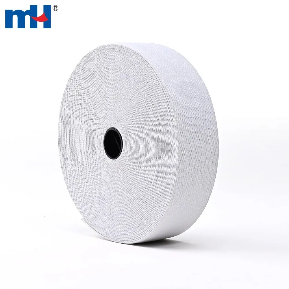 Nastro elastico per cucire in lattice di poliestere da 40 mm per cucire