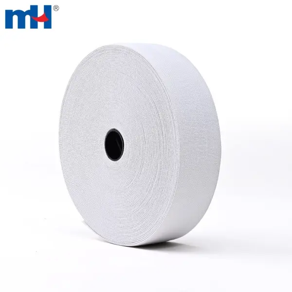 Nastro elastico per cucire in lattice di poliestere da 40 mm per cucire
