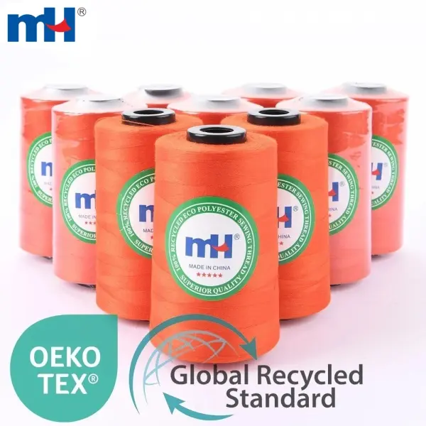 Linha de costura 40S/2 100% reciclada - certificação GRS