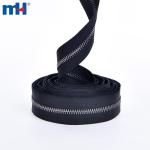 Rolos de zíper de metal níquel preto