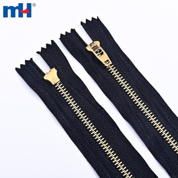 5YG closed end brass zippers supplier