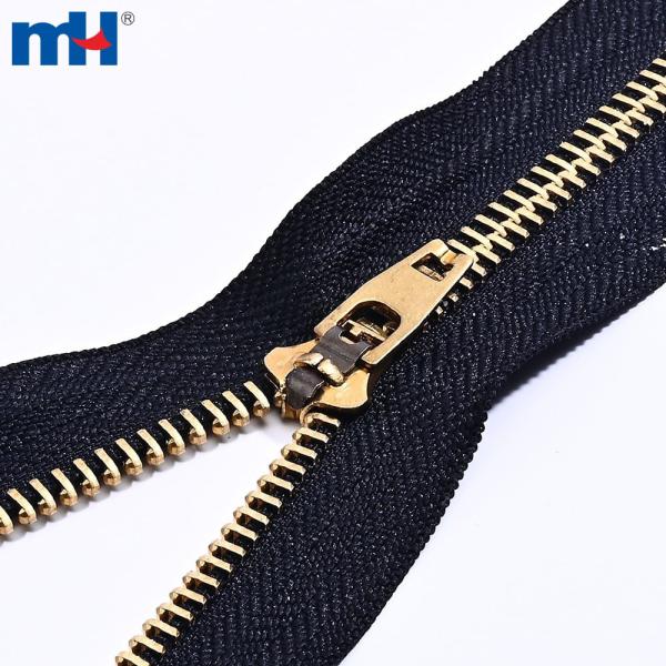 5YG closed end brass zippers supplier