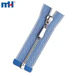 Cremallera con cinta de jeans