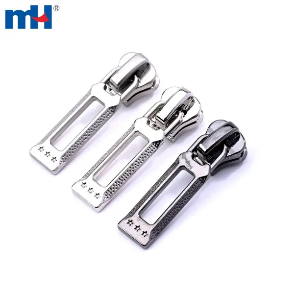 Electroplated zipper