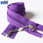 Cremallera bidireccional separada, chaqueta con cremallera bidireccional, cremalleras deslizantes dobles