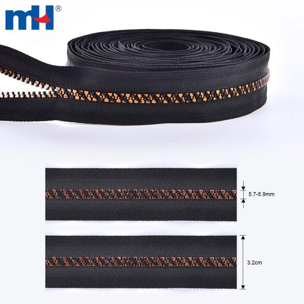 Catena lunga 5# con cerniera in plastica stampata all'ingrosso