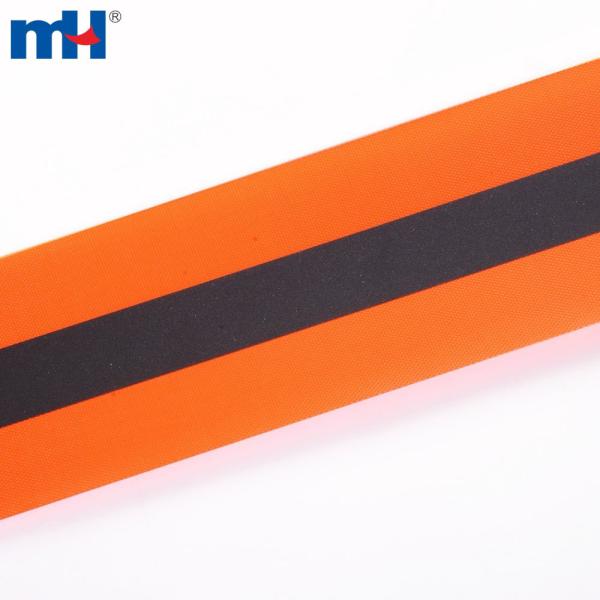 Bande réfléchissante orange à coudre