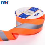 Bande réfléchissante orange à coudre