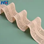 Nylon and spandex elastic band for luxurious mesh knit