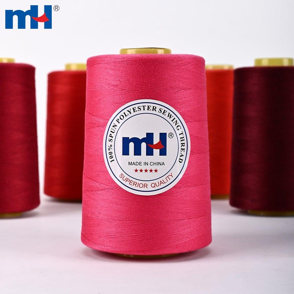 Hilo de coser 100% poliéster hilado 50S/3 5000y