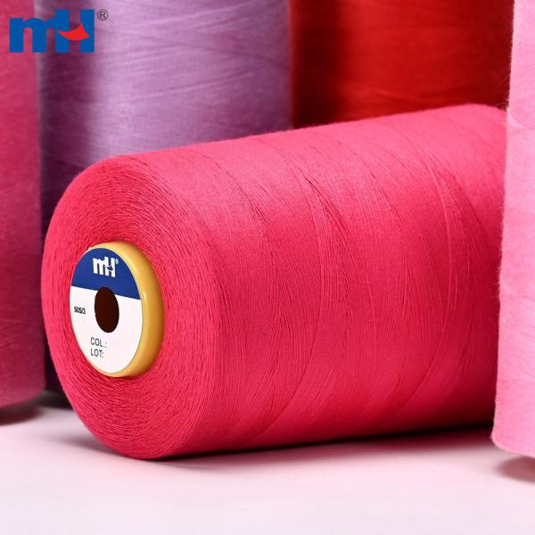 Hilo de coser 100% poliéster hilado 50S/3 5000y