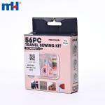 56-teiliges Mini-Nähset – kleine Box (85 x 87 x 21 mm)