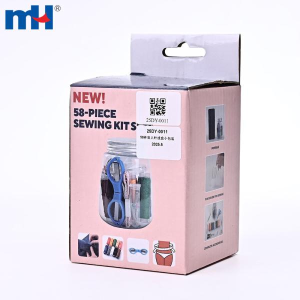 Easy Floss Nähset, 58-teilig – kleine Box (78 x 78 x 110 mm)