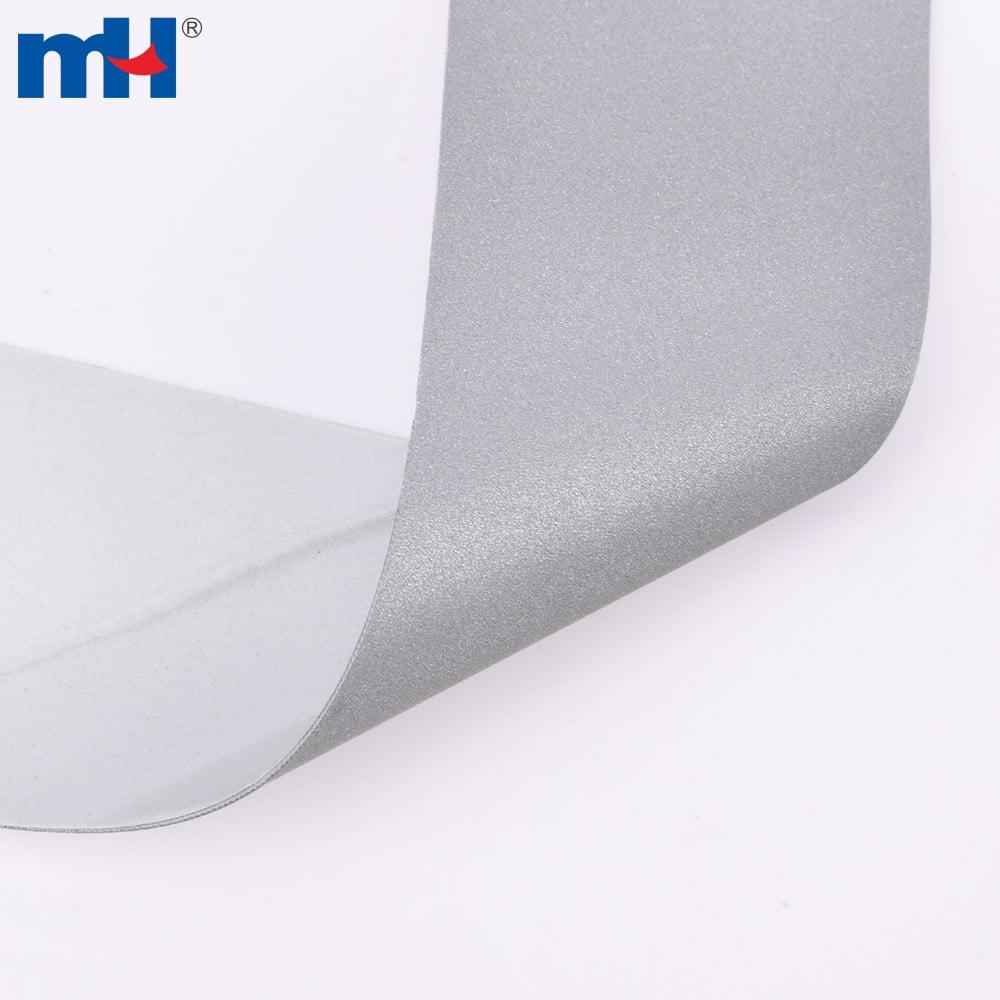Stitchable polyester and spandex elastic reflective tape