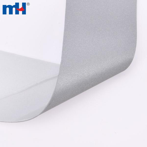 Stitchable polyester and spandex elastic reflective tape