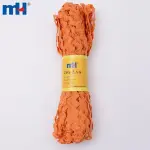 Cinta rick rac dorada metalizada