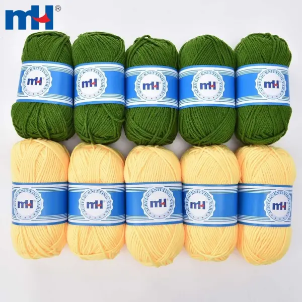 Hilo de algodón lechoso de crochet