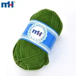 Hilo de algodón lechoso de crochet