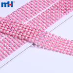 6-reihiges Strass-Netzband – perfekt für Kostüme, Heimwerker- und Bastelprojekte