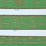 Emerald green Christmas ribbon with wire edge