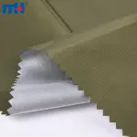 Tecido tafetá com revestimento prateado