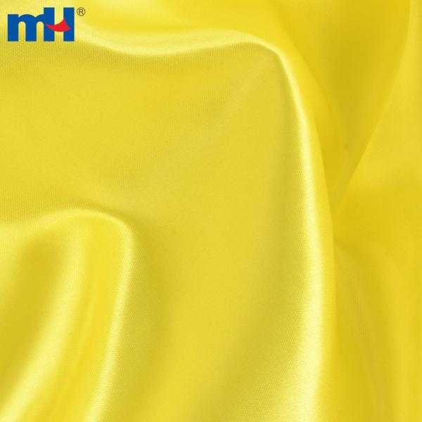 Material de cetim de seda de poliéster 75D * 150D 87gsm atacado