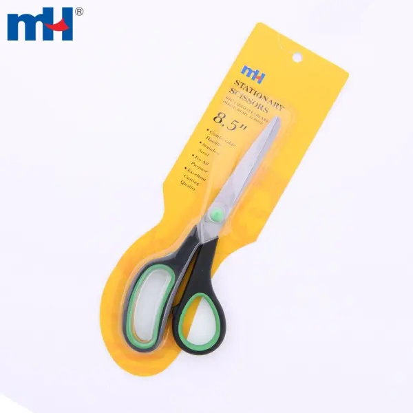 Tijeras de oficina con mango de plástico de 8-1/2" y embalaje de PVC