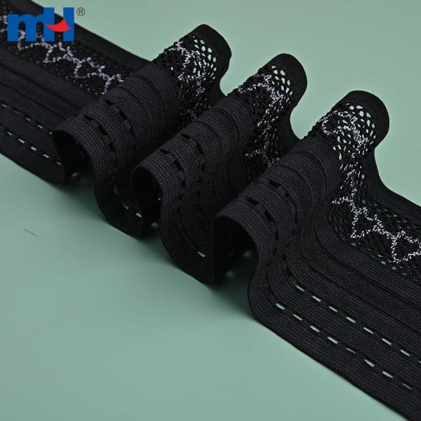 Fascia elastica nera premium per lavorare a maglia