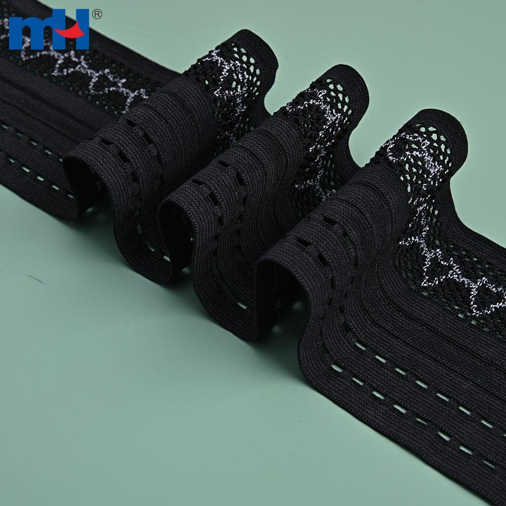 Fascia elastica nera premium per lavorare a maglia