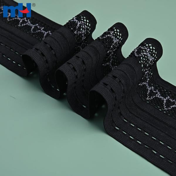 Fascia elastica nera premium per lavorare a maglia