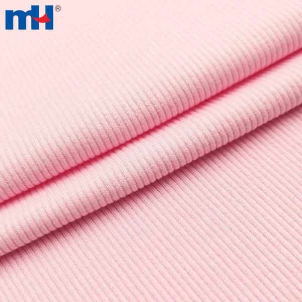 Tissu de sous-vêtements élastique côtelé