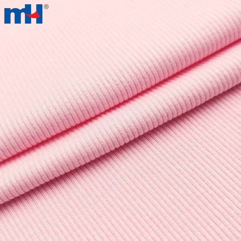 Tissu de sous-vêtements élastique côtelé
