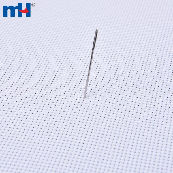 9 adet çapraz dikiş el nakışı kumaş