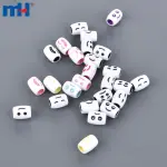 Cuentas de letras para pulseras y collares.