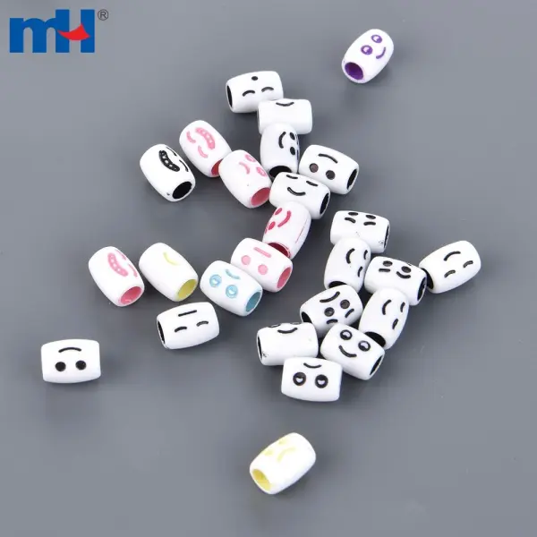 Cuentas de letras para pulseras y collares.