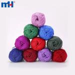 Metallic acrylic blend sewing yarn