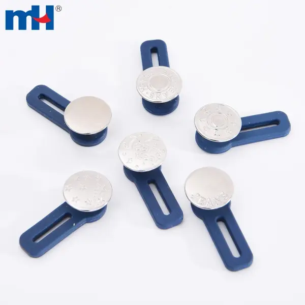 Retractable jeans button