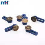 Retractable jeans button