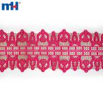 African lace trim with rhinestones