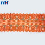 African lace trim with rhinestones