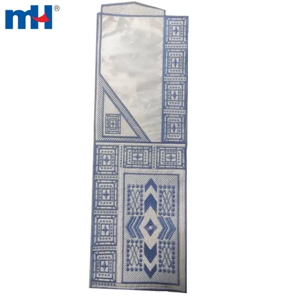 Diseño de bordado faroi agbada liso
