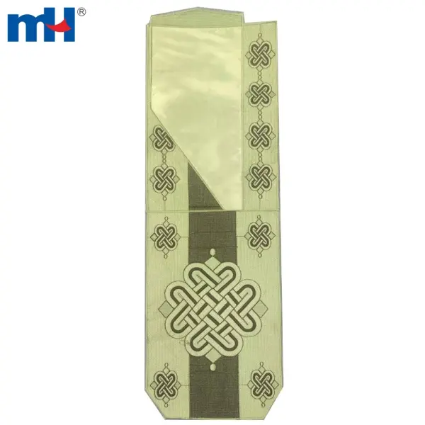 Diseño de bordado faroi agbada liso