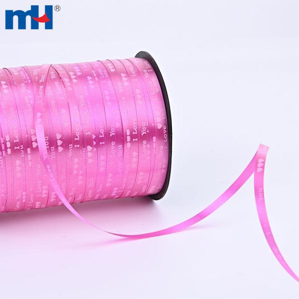 5mm balloon string ribbon with gold wire
