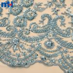 Wholesale sequin and beaded lace dress fabric